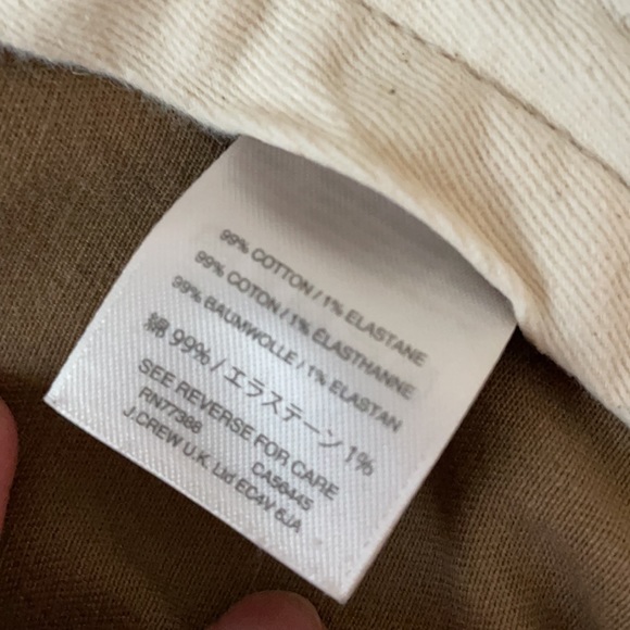 J. Crew Stretch Relaxed Khakis 33x34 - Picture 10 of 11